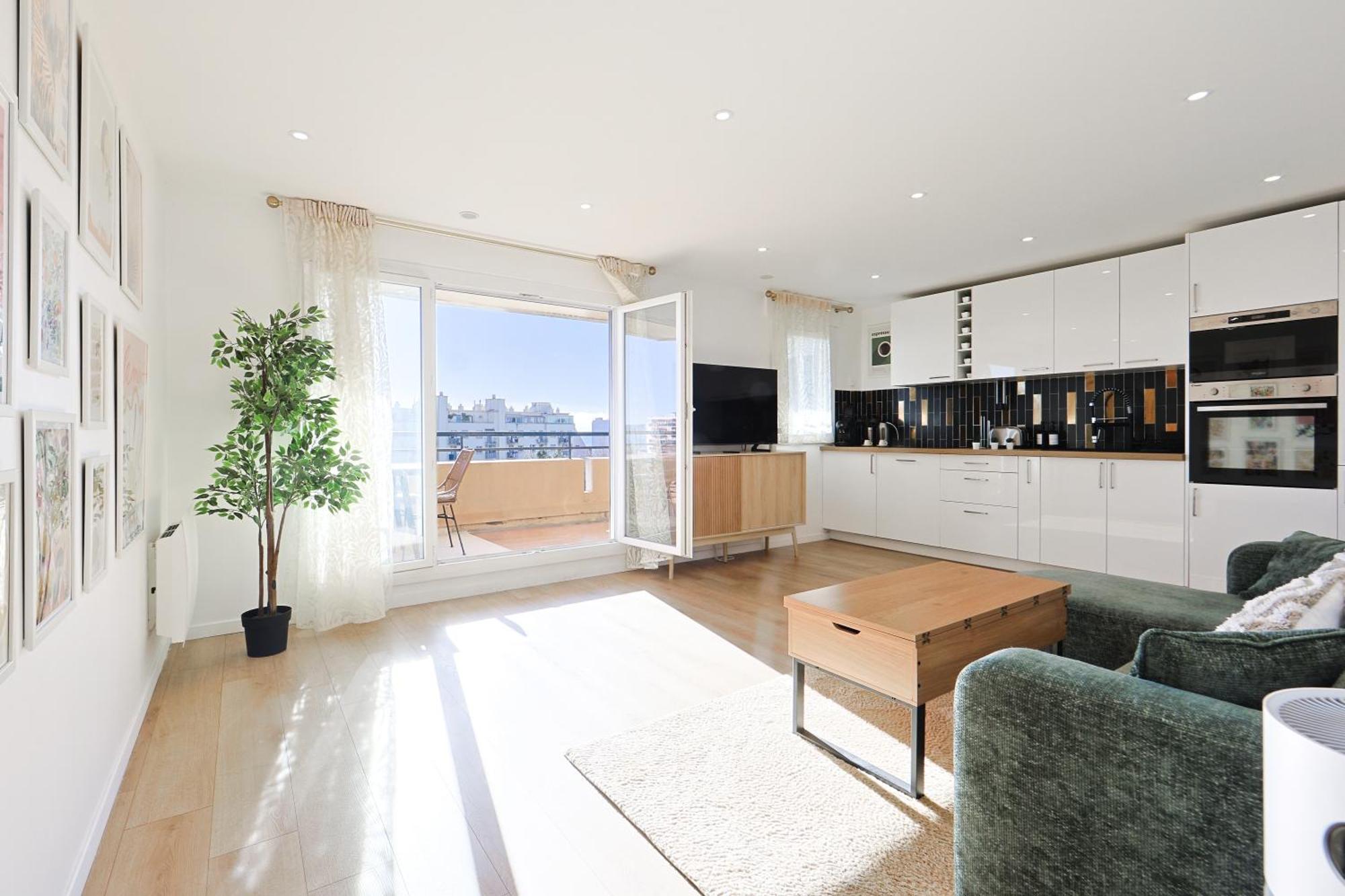 Vue Sublime, Terrasse Ensoleillee Et Parking Apartment Nizza